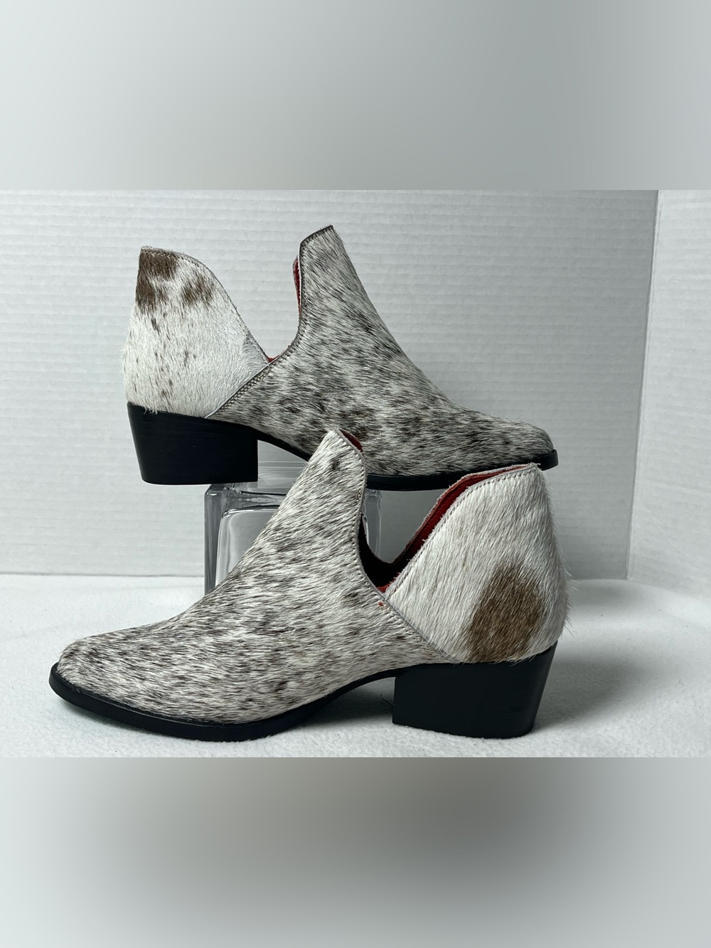 Alcala's Natalia Cow Hair Ankle Boot Women 6.5